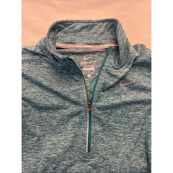 Nike Jacket Women Small Long Sleeve Lightweight Zip Up Element Turquoise Cruise - Picture 2 of 4